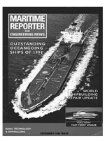 Maritime Reporter Magazine Cover Dec 1992 - 