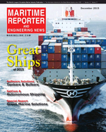 Maritime Reporter Magazine Cover Dec 2015 - Great Ships of 2015