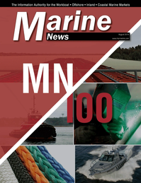 Marine News Magazine Cover Aug 2014 - MN 100 Market Leaders