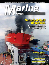 Marine News Magazine Cover Oct 2015 - Salvage & Spill Response
