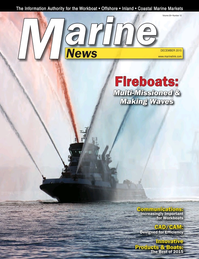 Marine News Magazine Cover Dec 2015 - Innovative Products & Boats of 2015