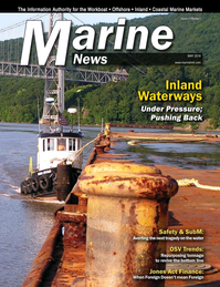 Marine News Magazine Cover May 2016 - Inland Waterways