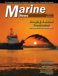 Marine News Magazine Cover Feb 2017 - Dredging & Marine Construction