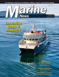 Marine News Magazine Cover Dec 2019 - Innovative Products & Boats – 2019