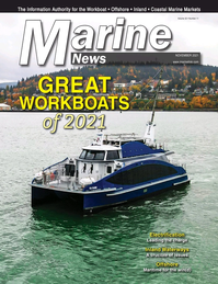 Marine News Magazine Cover Nov 2021 - Great Workboats of 2021