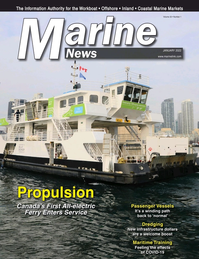Marine News Magazine Cover Jan 2022 - Workboat Propulsion