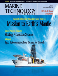 Marine Technology Magazine Cover Apr 2006 - The Offshore Technology Edition