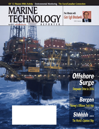 Marine Technology Magazine Cover Apr 2012 - Global Offshore Deepwater Report