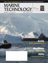 Marine Technology Magazine Cover Jun 2012 - AUV Arctic Operations