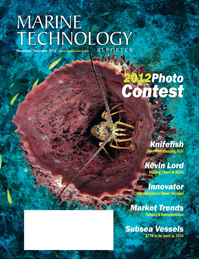 Marine Technology Magazine Cover Nov 2012 - Fresh Water Monitoring & Sensors
