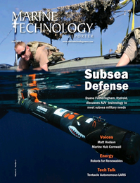 Marine Technology Magazine Cover Jun 2018 - Underwater Defense 