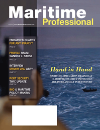 Maritime Logistics Professional Magazine Cover Q1 2012 - Training & Maritime Security