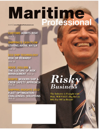 Maritime Logistics Professional Magazine Cover Q2 2012 - Maritime Risk