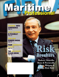 Maritime Logistics Professional Magazine Cover Q1 2013 - Maritime Risk