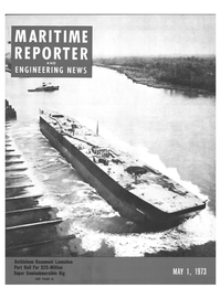 Maritime Reporter Magazine Cover May 1973 - 