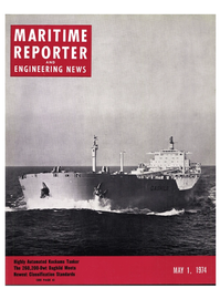 Maritime Reporter Magazine Cover May 1974 - 