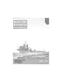 Maritime Reporter Magazine Cover Jan 1980 - 