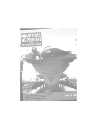 Maritime Reporter Magazine Cover Apr 15, 1980 - 