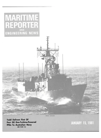 Maritime Reporter Magazine Cover Jan 15, 1981 - 