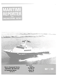 Maritime Reporter Magazine Cover May 1981 - 