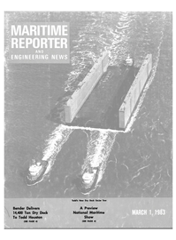 Maritime Reporter Magazine Cover Mar 1983 - 