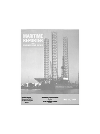 Maritime Reporter Magazine Cover May 1984 - 