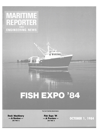 Maritime Reporter Magazine Cover Oct 1984 - 