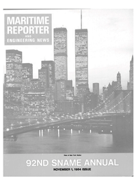 Maritime Reporter Magazine Cover Nov 1984 - 