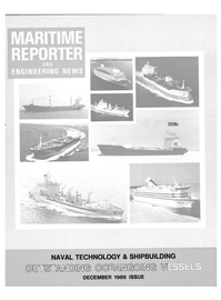 Maritime Reporter Magazine Cover Dec 1986 - 