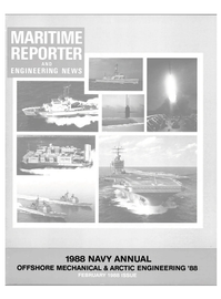 Maritime Reporter Magazine Cover Feb 1988 - 