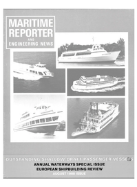 Maritime Reporter Magazine Cover Aug 1988 - 