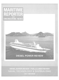 Maritime Reporter Magazine Cover Jul 1989 - 