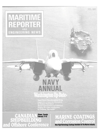 Maritime Reporter Magazine Cover Feb 1991 - 