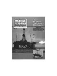 Maritime Reporter Magazine Cover Apr 1991 - 