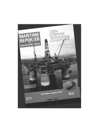Maritime Reporter Magazine Cover Apr 1994 - 