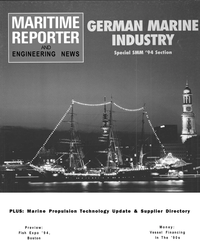 Maritime Reporter Magazine Cover Sep 1994 - 