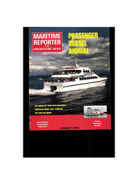 Maritime Reporter Magazine Cover Jan 1995 - 