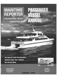 Maritime Reporter Magazine Cover Jan 6, 1995 - 