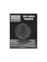 Maritime Reporter Magazine Cover Jun 1995 - 