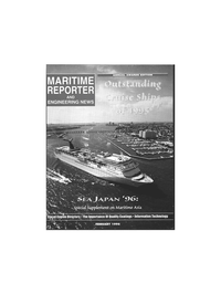 Maritime Reporter Magazine Cover Feb 1996 - 
