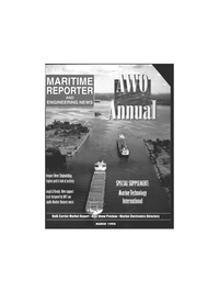 Maritime Reporter Magazine Cover Mar 1996 - 