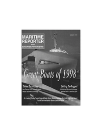 Maritime Reporter Magazine Cover Jan 1999 - 