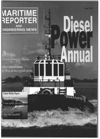 Maritime Reporter Magazine Cover Jul 1999 - 