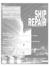 Maritime Reporter Magazine Cover Mar 2000 - 