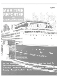 Maritime Reporter Magazine Cover Jul 2000 - 
