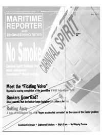 Maritime Reporter Magazine Cover May 2001 - 