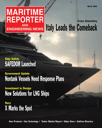 Maritime Reporter Magazine Cover Mar 2, 2005 - 