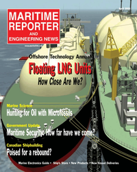 Maritime Reporter Magazine Cover Apr 2005 - The Offshore Industry Anual
