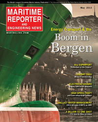 Maritime Reporter Magazine Cover May 2013 - Energy Production & Transportation