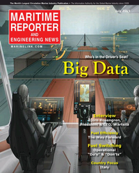Maritime Reporter Magazine Cover Jul 2015 - Marine Communications Edition
